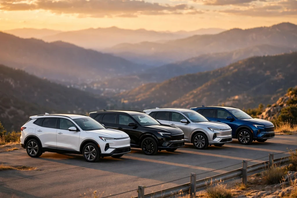 Lineup of top-rated 2025 SUVs
