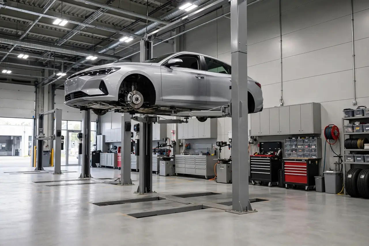 Honda service centre interior
